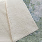 50" X 70" Green Teal And Beige Abstract Polyester Woven Plush Throw Blanket