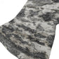 50" X 70" Black Ivory And Gray Abstract Plush Throw Blanket