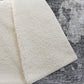 50" X 70" Black Ivory And Gray Abstract Polyester Woven Plush Throw Blanket