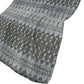 50" X 70" Gray And Charcoal Geometric Polyester Woven Plush Throw Blanket