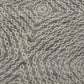 50" X 70" Chocolate And Beige Abstract Polyester Woven Plush Throw Blanket