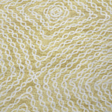 50" X 70" Yellow And Beige Abstract Polyester Woven Plush Throw Blanket