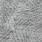 50" X 70" Charcoal And Gray Abstract Polyester Woven Plush Throw Blanket