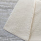 50" X 70" Ivory And Taupe Striped Microfiber Plush Throw Blanket