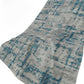 50" X 70" Gray And Blue Abstract Polyester Woven Plush Throw Blanket