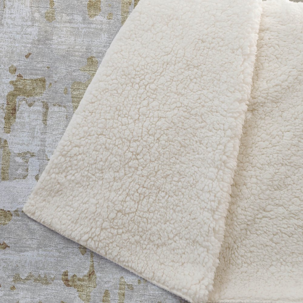 50" X 70" Coffee And Beige Abstract Polyester Woven Plush Throw Blanket