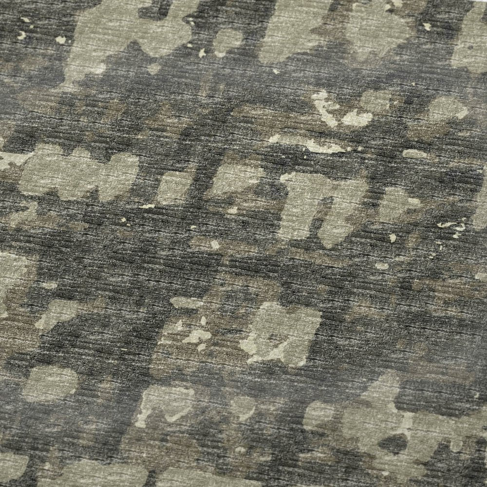 50" X 70" Coffee And Beige Abstract Polyester Woven Plush Throw Blanket