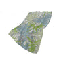 50" X 70" Green Teal And Gray Abstract Polyester Woven Plush Throw Blanket