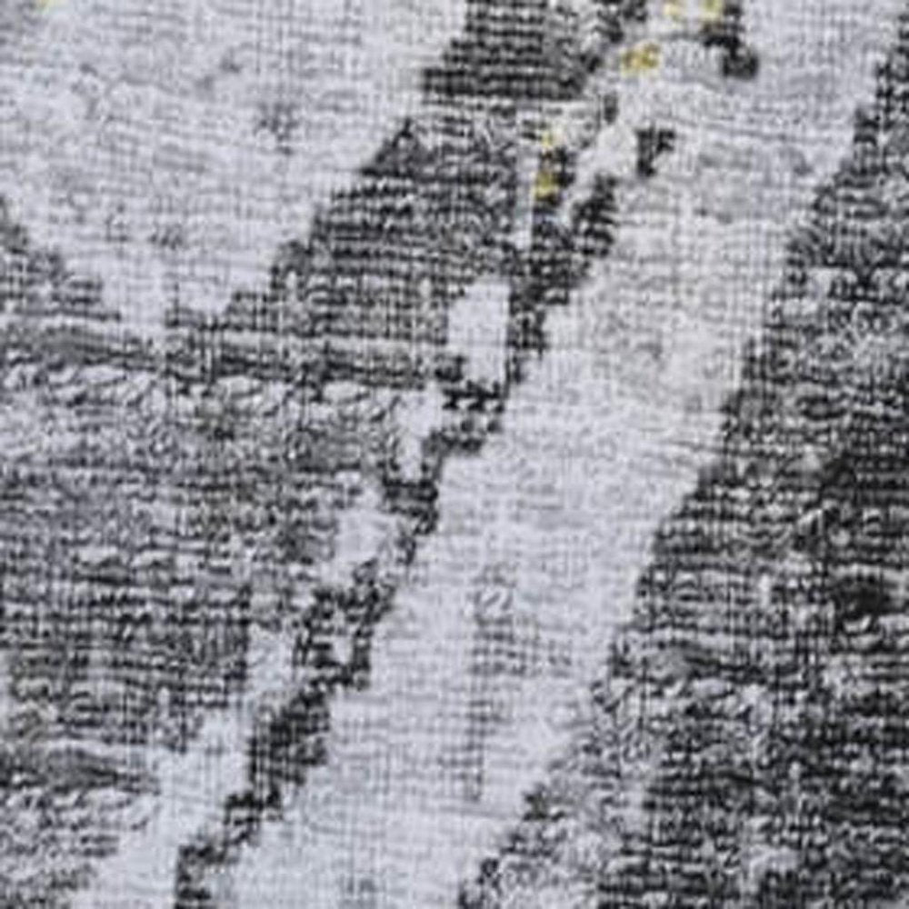 50" X 70" Gold And Gray Abstract Polyester Woven Plush Throw Blanket