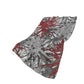50" X 70" Red And Gray Abstract Polyester Woven Plush Throw Blanket