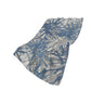 50" X 70" Blue And Gray Abstract Polyester Woven Plush Throw Blanket