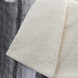 50" X 70" Charcoal And Gray Abstract Polyester Woven Plush Throw Blanket