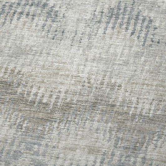 50" X 70" Linen And Gray Geometric Microfiber Plush Throw Blanket