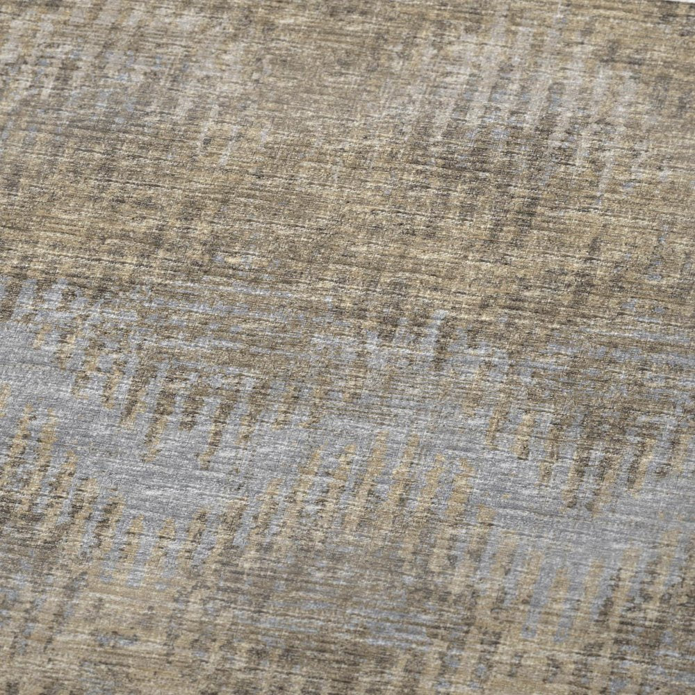 50" X 70" Chocolate And Beige Geometric Polyester Woven Plush Throw Blanket