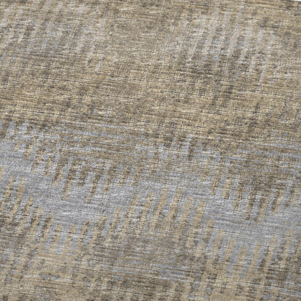 50" X 70" Chocolate And Beige Geometric Polyester Woven Plush Throw Blanket