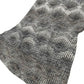 50" X 70" Charcoal And Gray Geometric Polyester Woven Plush Throw Blanket