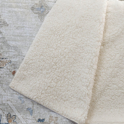 50" X 70" Linen Coffee And Ivory Floral Plush Throw Blanket