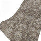 50" X 70" Chocolate And Ivory Floral Polyester Woven Plush Throw Blanket