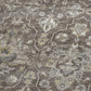 50" X 70" Chocolate And Ivory Floral Polyester Woven Plush Throw Blanket