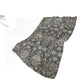50" X 70" Charcoal Ivory And Coffee Floral Polyester Woven Plush Throw Blanket