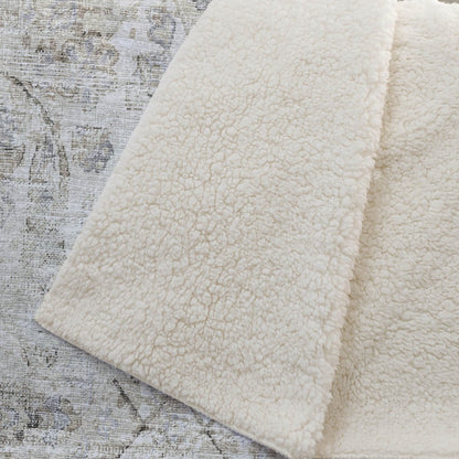 50" X 70" Linen Coffee And Ivory Damask Polyester Woven Plush Throw Blanket