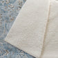 50" X 70" Ivory Coffee And Teal Damask Polyester Woven Plush Throw Blanket