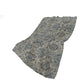 50" X 70" Blue And Pewter Damask Polyester Woven Plush Throw Blanket
