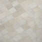 50" X 70" Ivory And Beige Geometric Microfiber Plush Throw Blanket