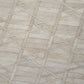 50" X 70" Ivory And Beige Geometric Microfiber Plush Throw Blanket