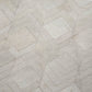 50" X 70" Ivory And Beige Geometric Microfiber Plush Throw Blanket