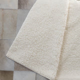 50" X 70" Taupe Ivory And Beige Animal Print Polyester Woven Plush Throw Blanket