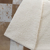 50" X 70" Brown And Ivory Animal Print Polyester Woven Plush Throw Blanket