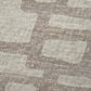 50" X 70" Taupe And Coffee Abstract Plush Throw Blanket
