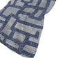 50" X 70" Blue And Silver Abstract Polyester Woven Plush Throw Blanket