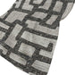 50" X 70" Gray And Black Abstract Polyester Woven Plush Throw Blanket