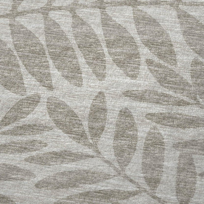 50" X 70" Taupe And Beige Floral Polyester Woven Plush Throw Blanket