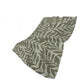 50" X 70" Artichoke Green And Gray Floral Polyester Woven Plush Throw Blanket