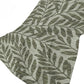 50" X 70" Artichoke Green And Gray Floral Polyester Woven Plush Throw Blanket