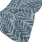 50" X 70" Blue And Sky Blue Floral Polyester Woven Plush Throw Blanket
