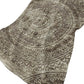 50" X 70" Brown And Beige Floral Polyester Woven Plush Throw Blanket