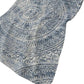 50" X 70" Blue And Ivory Floral Polyester Woven Plush Throw Blanket