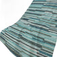 50" X 70" Turquoise And Gray Abstract Polyester Woven Plush Throw Blanket