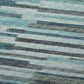 50" X 70" Turquoise And Gray Abstract Polyester Woven Plush Throw Blanket