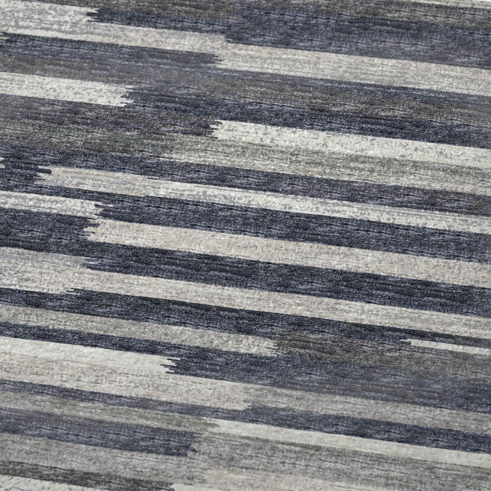 50" X 70" Gray And Charcoal Abstract Plush Throw Blanket