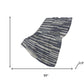 50" X 70" Gray And Charcoal Abstract Polyester Woven Plush Throw Blanket