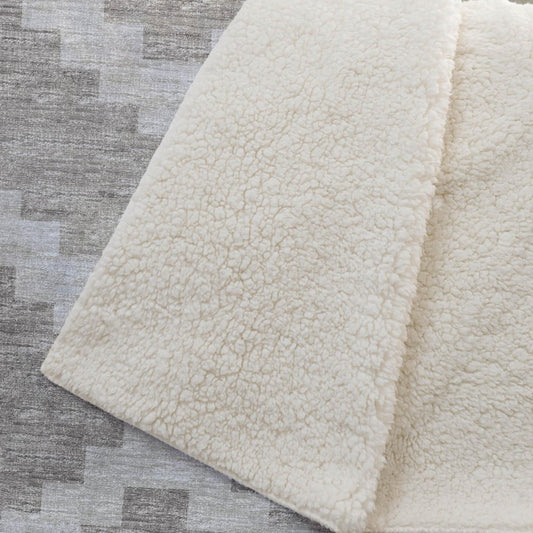 50" X 70" Tan And Beige Geometric Plush Throw Blanket