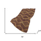 50" X 70" Rust And Gold Geometric Polyester Woven Plush Throw Blanket