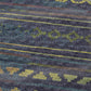 50" X 70" Blue Gold And Green Geometric Microfiber Plush Throw Blanket