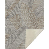 50" X 70" Coffee And Gray Abstract Microfiber Plush Throw Blanket