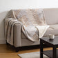 50" X 70" Coffee And Gray Abstract Microfiber Plush Throw Blanket